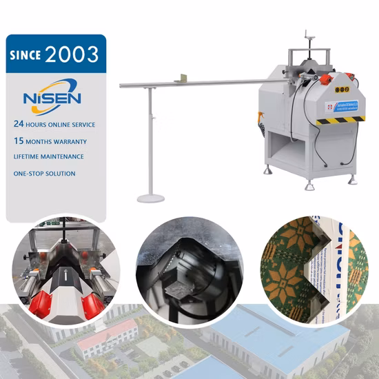 CNC Window Machine Aluminum Cutting Machinery V Cutting Machine for UPVC Window and Door Nisen Svj