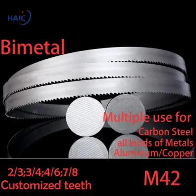 M42 27mm Bimetal HSS (High Speed Steel) Bandsaw Blades for Cutting Steel, Metal